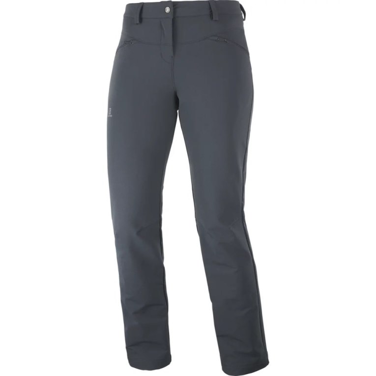 Black Salomon Wayfarer Straight Warm Women's Sport Pants | PH 65132U